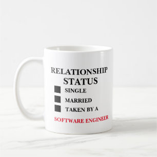 Relationship Status Software Engineer  Coffee Mug
