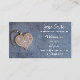 Relationship Therapist love Psychologist Business Card
