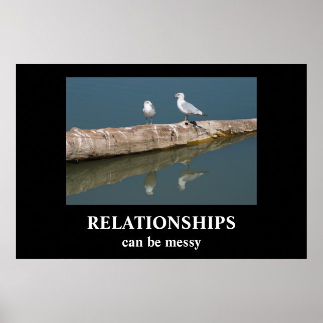 RELATIONSHIPS Demotivational Poster (Front)