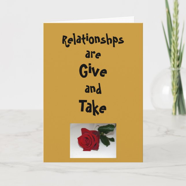 Relationships Holiday Card (Front)