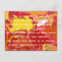 Relationships that Allow Quote Postcard 2