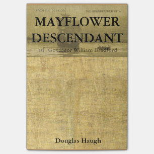 Relative of a Mayflower Descendant Post-it Notes