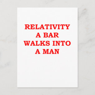 RELATIVITY POSTCARD