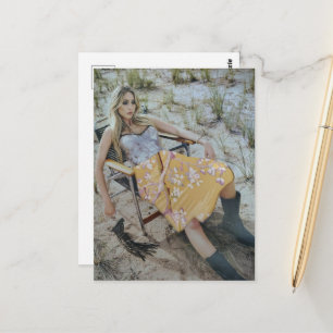 Relax at the Beach Collage Postcard