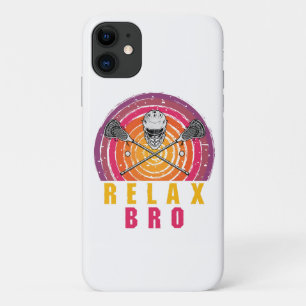 Relax Bro Lacrosse Case-Mate iPhone Case