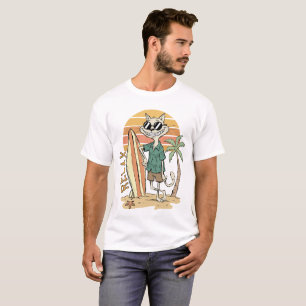 Relax Cat Surf Vibes  T-Shirt