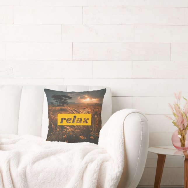 "Relax" Emotional Support Cushion (Couch)