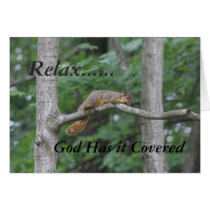 Relax.....God Has It Covered - Blank Inside