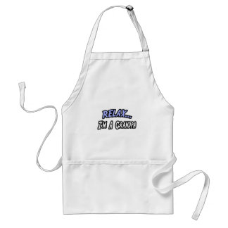 Relax, I'm a Grandpa Standard Apron