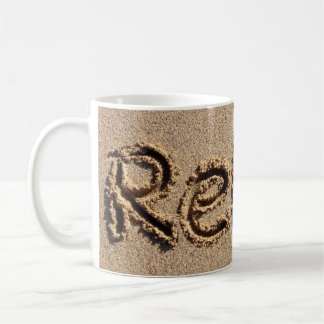 Relax in Beach Sand Photo Mug Coffee Mug Cup