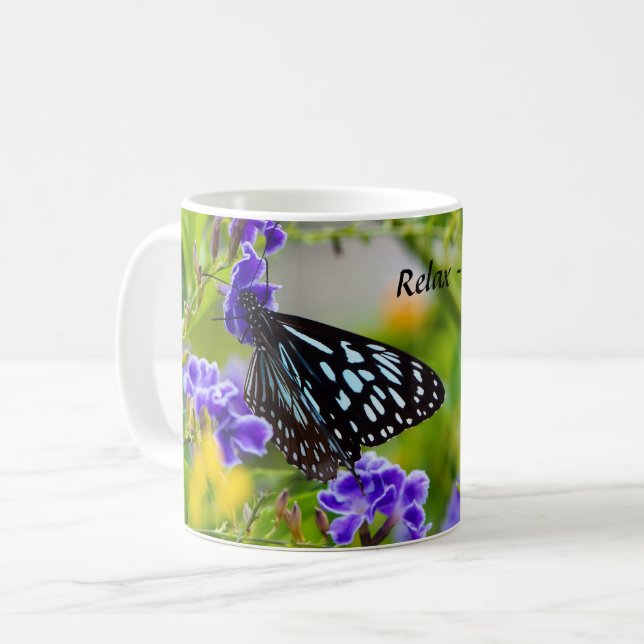 Relax - it's coffee time coffee mug (Front Left)