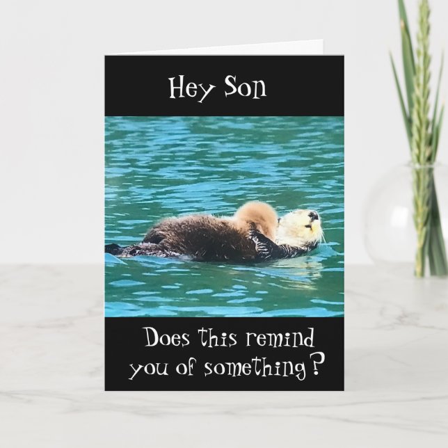 **RELAX LIKE HIM ON FATHER'S DAY **SON** CARD (Front)