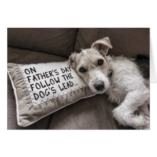 Relax Like the Dog Father's Day Greeting Card