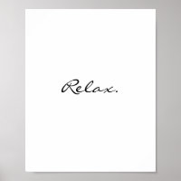 Relax Minimal Modern Typography