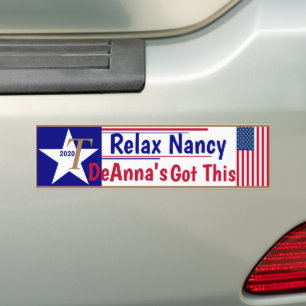 Relax Nancy Denna's got this! Bumper Sticker