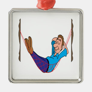 Relax On Labour Day Metal Tree Decoration