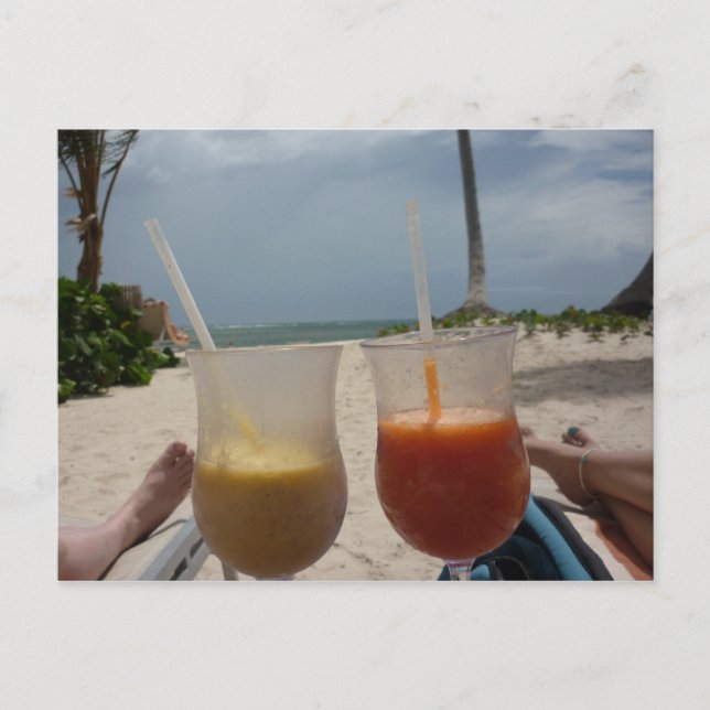 Relax on the beach postcard (Front)