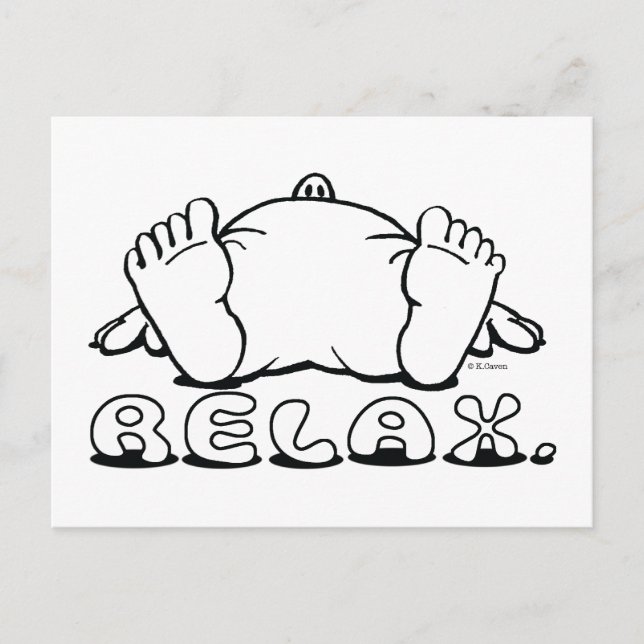 Relax Postcard (Front)