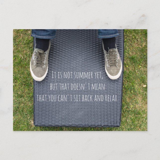 Relax Postcard (Front)