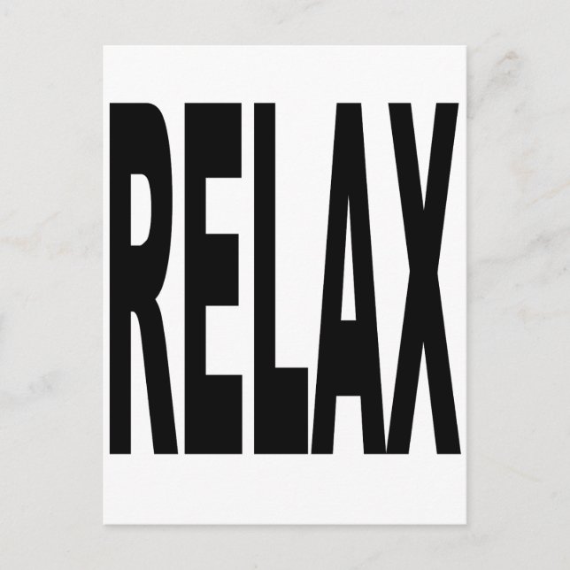 Relax Postcard (Front)