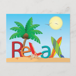 Relax Postcard