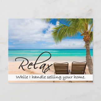 RELAX Real Estate postcard