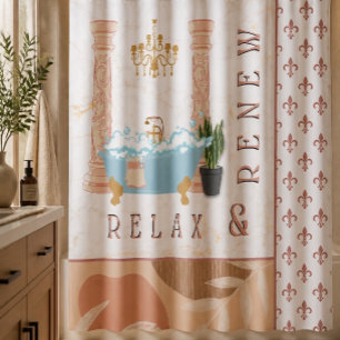 Relax & Renew Classic Shower Curtain