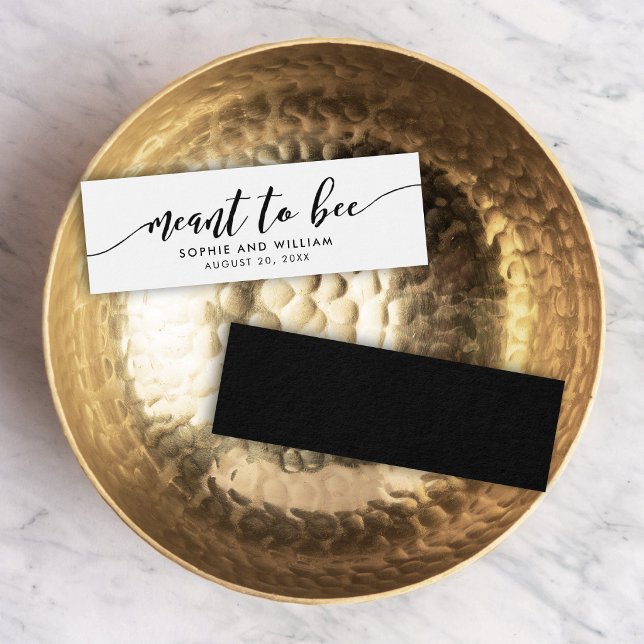 Relax Script Meant to Bee Wedding Favour Tag (Creator Uploaded)