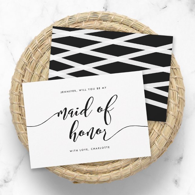 Relax Script Will You Be My Maid of Honour Invitation (Creator Uploaded)