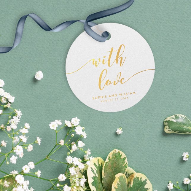 Relax Script With Love Wedding Favour Tags (Creator Uploaded)