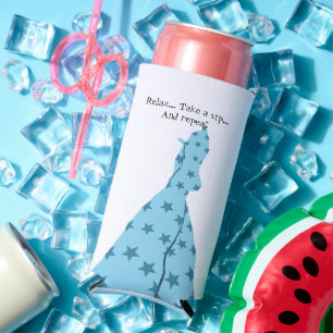 Relax Sip Repeat Seltzer Can Cooler