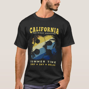 Relax summer time California USA woman men T-Shirt