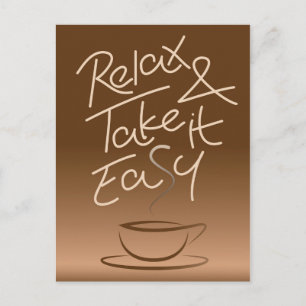 Relax & Take it Easy Postcard