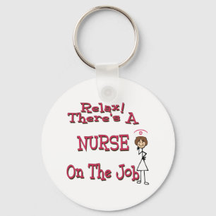 Relax there is a nurse on the job key ring