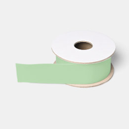 Relaxation Green Spring And Summer Trending Color Grosgrain Ribbon