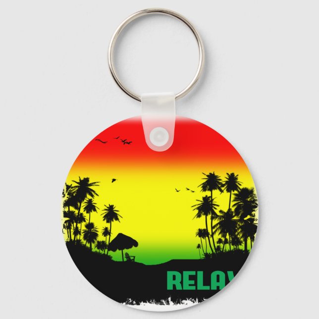 relaxation rasta key ring (Front)