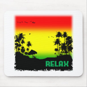 relaxation rasta mouse pad