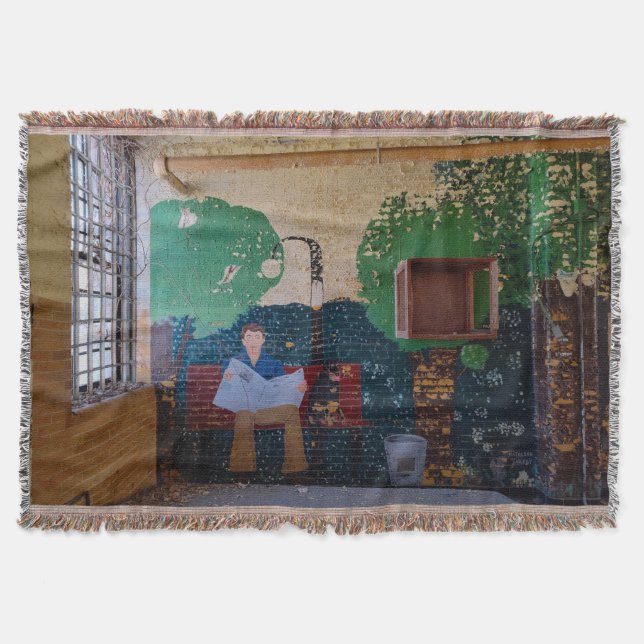 Relaxation Room Throw Blanket (Front)