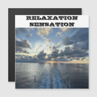 RELAXATION SENSATION CRUISE SHIP DOOR MAGNET