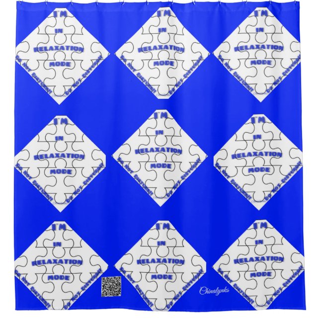  RELAXATION SHOWER CURTAIN (Front)