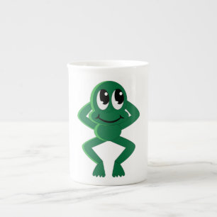 RELAXED FROG BONE CHINA MUG