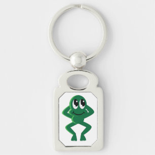 RELAXED FROG KEY RING