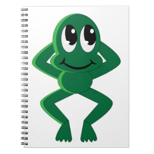 RELAXED FROG SPIRAL NOTEBOOK