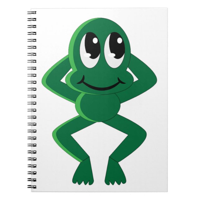 RELAXED FROG SPIRAL NOTEBOOK (Front)