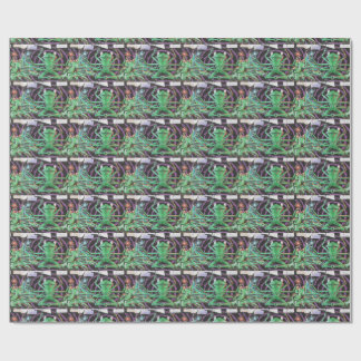 Relaxed Frog With Eight Arms Wrapping Paper