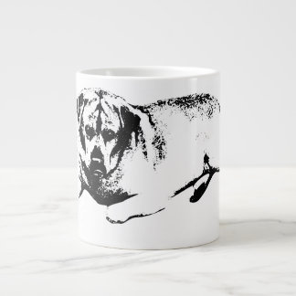 Relaxed Labrador – Calm Companion Large Coffee Mug