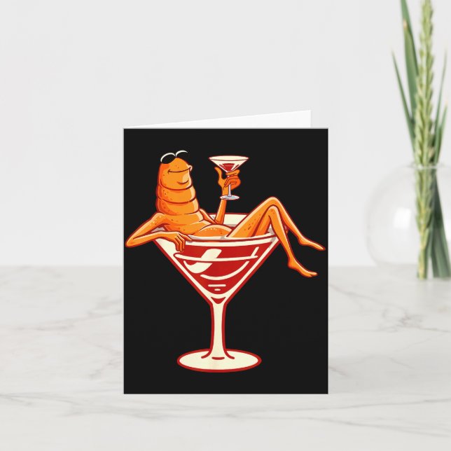 Relaxed Marcus The Worm Tail Funny Marcus The Worm Card (Front)