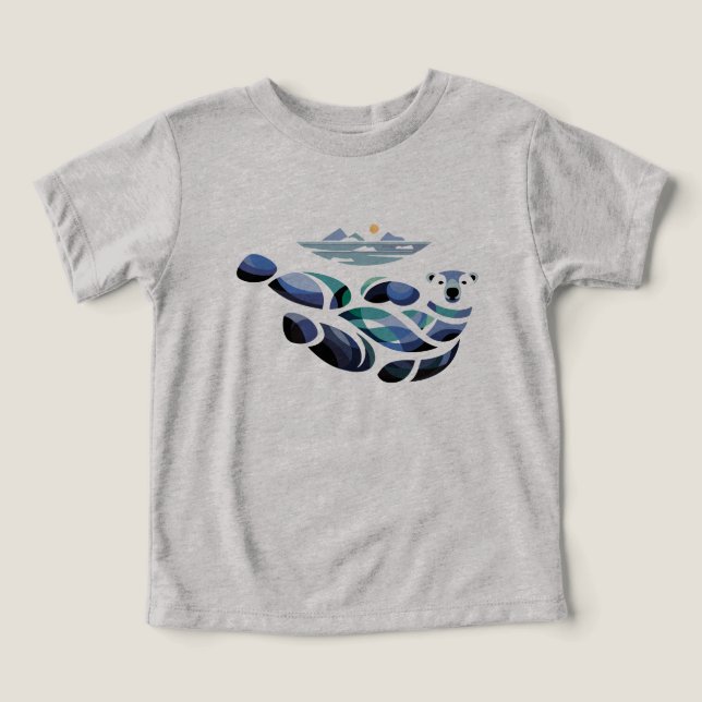Relaxed Polar Bear (Design Front)