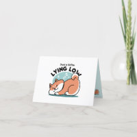 Relaxed Shiba Inu Art: Just a Shiba Lying Low