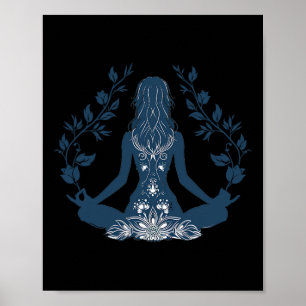 Relaxed Yoga Pose Poster